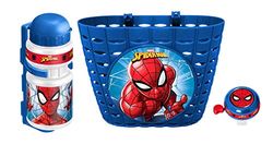 STAMP - Mand + drinkfles + klauw - Spiderman, blauw