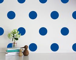 Forwalls FWSP1052 Forwalls Autocollants à pois bleus