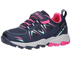 Lico Allen VS Cross Country Running Shoe, Marine/Pink/türkis, 1.5 UK Child
