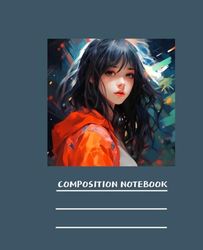 COMPOSITION NOTEBOOK: 7.5" x 9.25" 110 pages