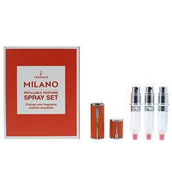 Travalo Milano HD Set Oranje, hervulbare parfumverstuiver
