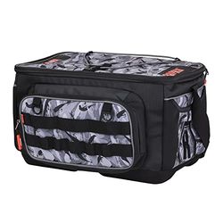 Rapala - LureCamo Tackle Bag Vistas met opbergvakken - hengelaccessoires middelgroot - waterdicht materiaal - verstelbare gevoerde schouderriem - meerdere vakken - 45 x 30 x 39 cm - grijs/zwart