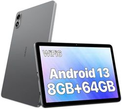 UMIDIGI G1 TAB Tablet, 10,1 inch tablet, Android 13 tablet, 8 GB RAM (4 GB + 4 GB), 64 GB ROM (1 TB TF), tablet Android, RK3562 Quad Core Gaming Tablet met 6000 mAh accu, 8 MP + 8 MP, BT5.0, WiFi 6,