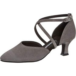 Diamant TANZSCHUHMANUFAKTUR 048-068-009, Zapatillas de Baile Mujer, Grau, 35 1/3 EU