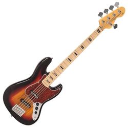 VINTAGE V49 5 CORDE COASTER SERIE BASSO CHITARRA - 3 TONI SUNBURST