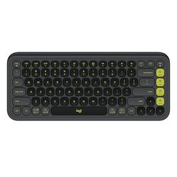 Logitech POP ICON KEYS draadloos Bluetooth-toetsenbord, comfortabel typen, programmeerbare toetsen, eenvoudig schakelen tussen maximaal 3 apparaten, voor laptop, tablet, pc - Grafiet, QWERTY