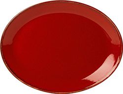 Seasons 112131MA Magma Oval Plate, 30 cm/12" (Pack of 6)