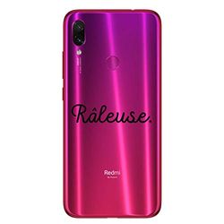 Zokko Beschermhoes voor Xiaomi Redmi Note 7, zacht, transparant, zwarte inkt.