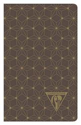 Clairefontaine 192086C - Un carnet piqué cousu fil Neo Deco 48 pages ivoire 7,5x12 cm 90g lignées, couverture carte pelliculée, 6 motifs Art Déco collection Néo Déco Automne Hiver, livraison aléatoire