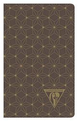 Clairefontaine 192086C Un Carnet Cousu - 7,5x12 cm 48 Pages Lignées Papier Clairefontaine Ivoire 90 g - Couverture Carte Pelliculage Mat Motif Aléatoire - Collection Neo Deco Automne-Hiver