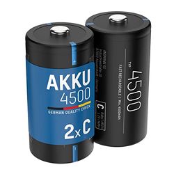 Batería Baby C – 2 Unidades. 4500mAh Negro