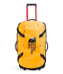 THE NORTH ANSIKTE Unisex Bas Läger Rullande Åska 95L Bagage-Resväska, Summit Guld/TNF Svart/N