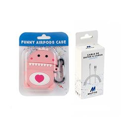 Pack Earbuds form Dragon Heart + kabel USB-Lightning-data