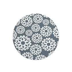 Questo Casa, Round Digital Printed Mouse Pad, Non-Slip Base, for Office and Home, Diameter:22cm