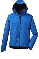 Killtec Men's Chaqueta funcional de 2 1/2 capas con capucha - KOS 23 MN JCKT, sky-blue, M, 38285-000