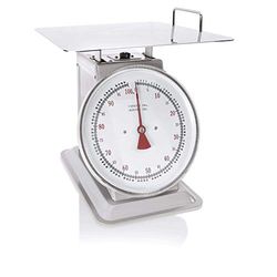 WAS 2500 100 våg med skiva, metallhölje lackerad, upp till 100 kg – uppdelning 250 g, 35 cm x 35 cm bänkskiva