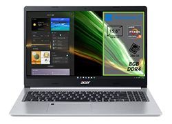 Acer - Ordenador portátil Aspire 5 A515-45-R9EC, Ordenador portátil, procesador AMD Ryzen 5 5500U, 8 GB de RAM DDR4, SSD PCIe NVMe de 256 GB, Pantalla LCD