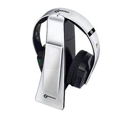 Geemarc CL7400 - słuchawki ze złączem optycznym i zwiększoną głośnością do telewizorów, telefonów komórkowych i komputerów dla seniorów i osób niedosłyszących – niski lub silny ubytek słuchu – wersja