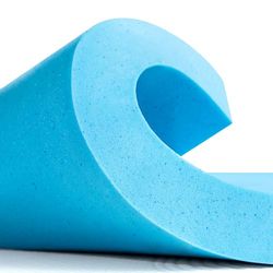 SU SUBRTEX Cubrecolchón de Espuma viscoelástica con diseño ventilado para aliviar la presión (7,5 cm, 90 x 190 cm)