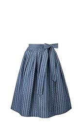 Stockerpoint Women's Claire Dirndl Apron, Smoke Blue, One Size