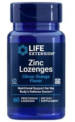 Life Extension Pastilles de Zinc, 18,75mg, 60 comprimés Végétariennes