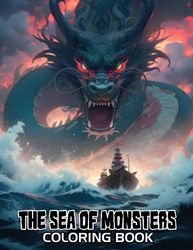 The Sea of Monsters Coloring Book: Dive into the Abyss with 30 Enchanting Coloring Pages, Exploring the Mysterious World of the Sea of Monsters