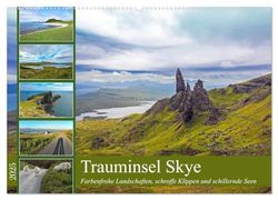 Trauminsel Skye (Wandkalender 2025 DIN A2 quer), CALVENDO Monatskalender: Ein Märchen aus farbenfrohen Landschaften, schroffen Klippen und schillernden Seen