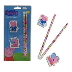 Peppa Pig- brevpappersset, skolmaterial, skrivande, officiell produkt (CyP Brands)