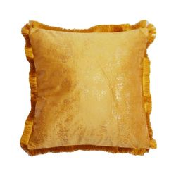 Chic Home Housse en Velours Oh My Chic 2 45x45 Moutarde