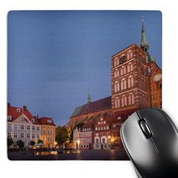 3drose MP 277409 1 8/20,3 cm "The alte Markt/Saint Nicolas Allemagne" Mouse Pad – Multicolore