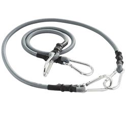 Windhager 07333 Spantang met karabijnhaak, grijs, 2 stuks