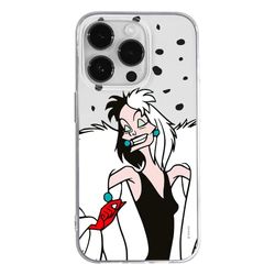 Ert Group custodia per cellulare per Apple Iphone 14 PRO originale e con licenza ufficiale Disney, modello Cruella 004 adattato in modo ottimale alla forma dello smartphone, parzialmente trasparente