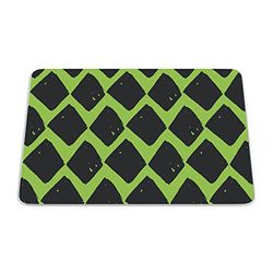 Bonamaison, Rechthoek Pop Art Digital bedrukte muismat, antislip onderkant, voor kantoor en thuis, grootte: 22x18 cm