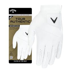 Callaway Golf Tour Authentic - Guanto da golf da uomo 2025, mano destra per golfista mancino, M, bianco