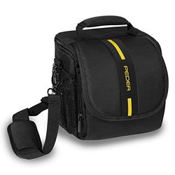 PEDEA GmbH 65060312 - Bolso para cámara SLR, tamaño M, color amarillo