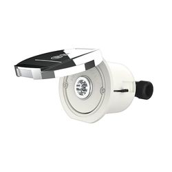 WATER OULET ELBOW + CHROME ROUND COVER