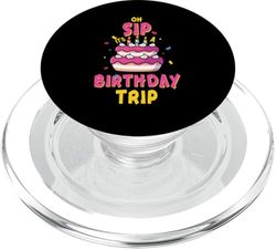 Fin de semana para niñas Mujeres Oh Sip It's A Birthday Trip 2024 PopSockets PopGrip para MagSafe