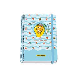DOHE Agenda scolaire A5 S/V Kakao Friends Summer Holiday Bleu 51219