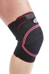 TSM 88 3553 Bandage de Sport Professionnel Long pour Le Genou avec Rembourrage Taille XL