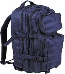 Mil-Tec US Assault Pack Large Laser Cut grote rugzak, donkerblauw, 51 x 29 x 28 cm, 36 liter, wit 22