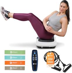 LifePro Waver Vibration Plate Exercise Machine for Full Body Workout, 99 Speed Levels, Resistance Bands, Remote, Home Fitness and Weight Loss Platform