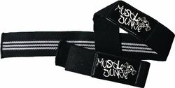 SSN Muscle Junkie lyftband, Lyftremmar, svart/vit