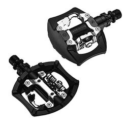 Exustar EPM811 Pedais de MTB, unissexo para adulto, preto, 95 x 83 mm