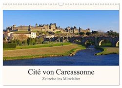 Cite von Carcassonne - Zeitreise ins Mittelalter (Wandkalender 2026 DIN A3 quer), CALVENDO Monatskalender: Mittelalterstadt im Süden Frankreichs