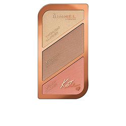 Rimmel London Sculpting Highlighter Palette 3-tone, Coral Glow, 18.5 g