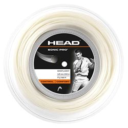Head Sonic Pro 200m Tennis Racket String - 1.25 mm, Weiãÿ