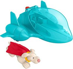 Fisher-Price - DC League of Super-Pets - Auto launcher Krypto - Actiefiguren, 2 voertuig in 1 - Vanaf 3 jaar - HGL18