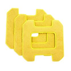 Paños de Limpieza de Repuesto para Limpieza en húmedo de Microfibra para HOBOT-268/288/298 (Amarillo, Juego de 3 Piezas)