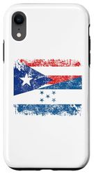 Carcasa para iPhone XR Banderas de Puerto Rico Honduras | Mitad Puertorriqueña Honduras