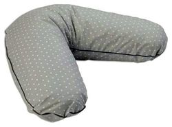 Smallstuff - Almohada Acolchada de Lactancia - Gris Suave